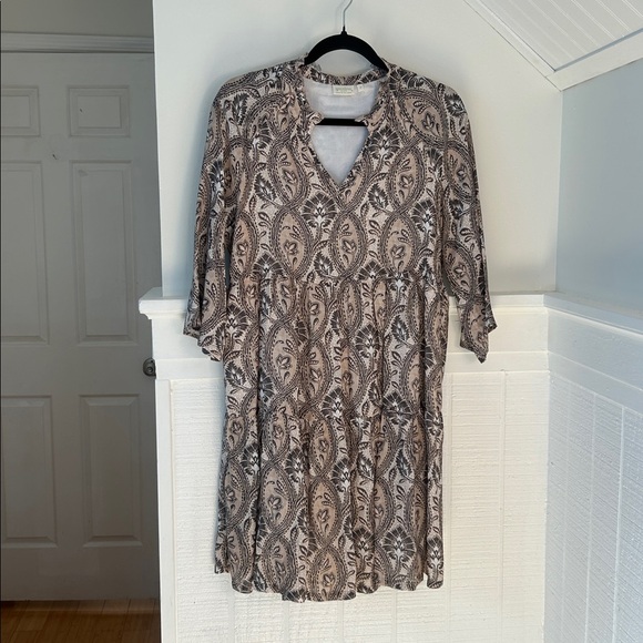 Spartina 449 Maisie Dress in Arbor Neutral size Women’s Small - Picture 3 of 9